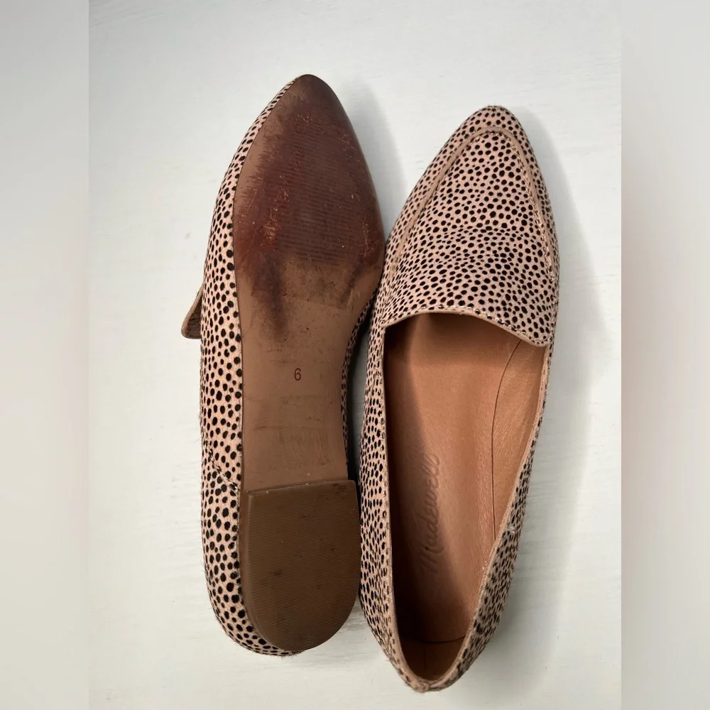 Madewell The Frances Skimmer Loafer in Calf Hair Size 6 - Picture 5 of 6